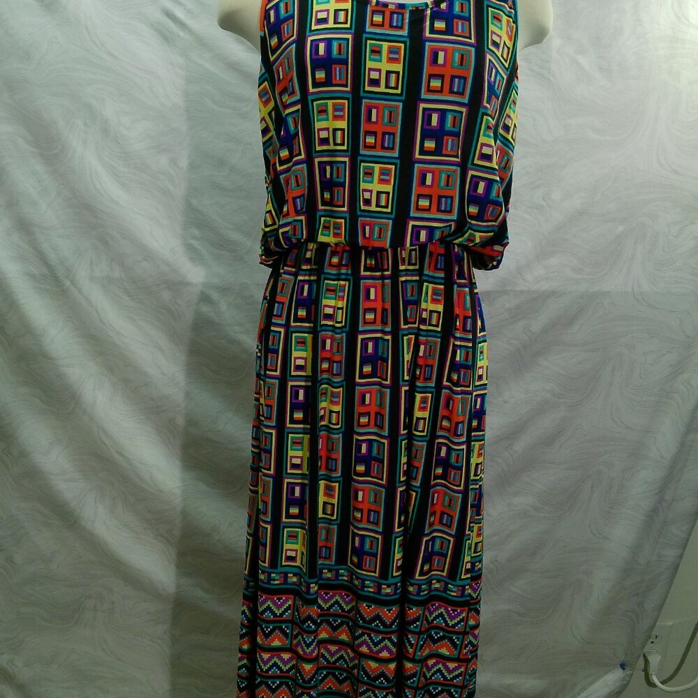 Magic Womens Dress Maxi Beach Stretchy Size XL